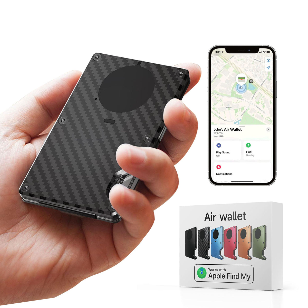 Apex Card — Smart Wallet with Built-In Find My Tracking