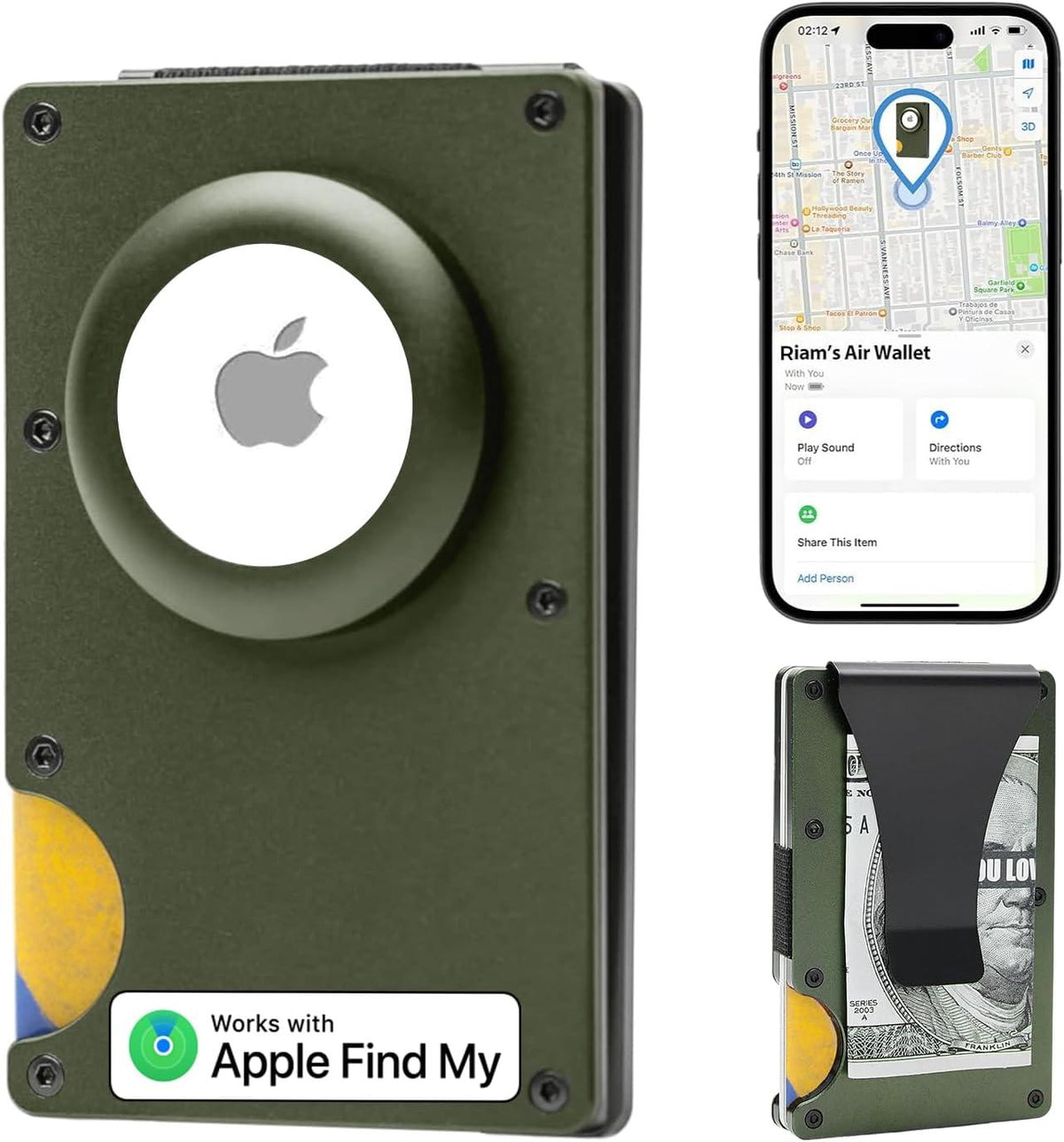 Apex Card — Smart Wallet with Built-In Find My Tracking